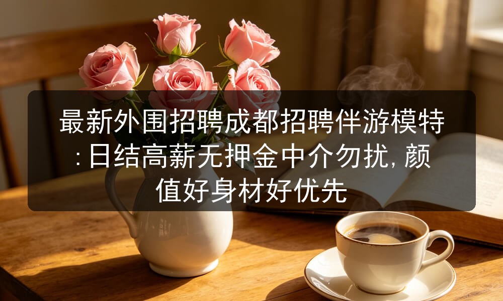 最新外围招聘成都招聘伴游模特:日结高薪无押金中介勿